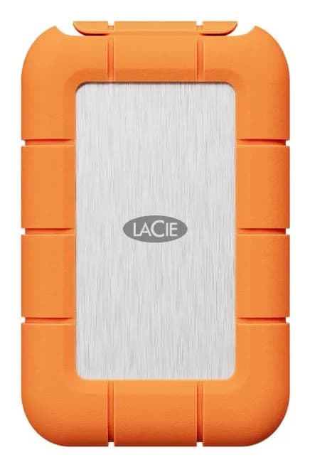 LaCie Rugged SSD4 4 Tt USB-C/USB4 -ulkoinen SSD, iskunkestävä, oranssi