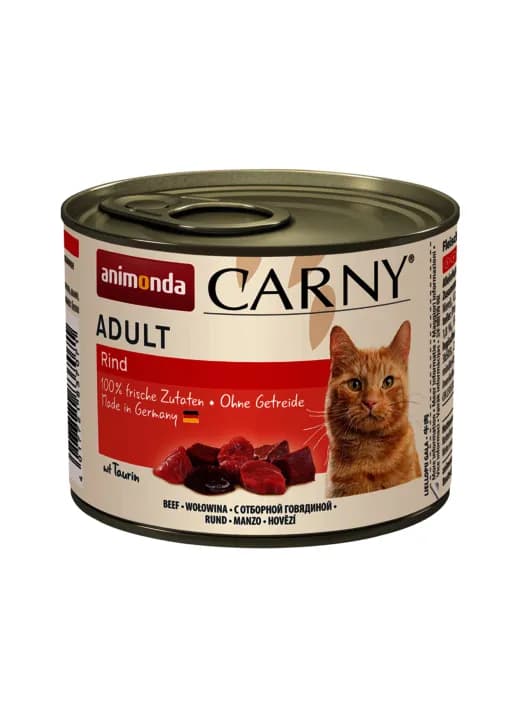 Animonda Carny Adult Beef, Kissan märkäruoka, 200 g – Animonda