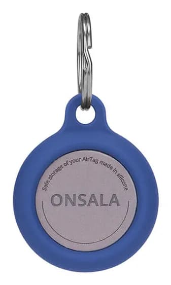 Onsala Silicone Holder, AirTag -avaimenperä, Sininen