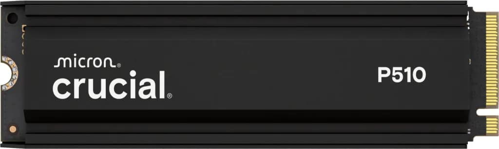Crucial P510 Heatsink 1 Tt M.2 PCIe Gen5 NVMe -SSD-levy – Crucial