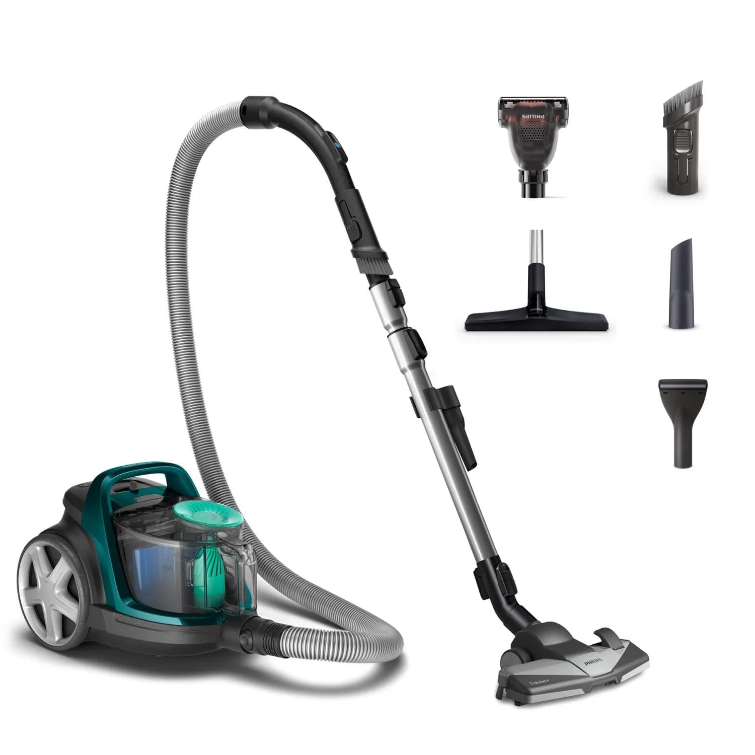 Philips PowerPro Active FC9555/09 1.5 L 900 W pussiton -pölynimuri, vihreä