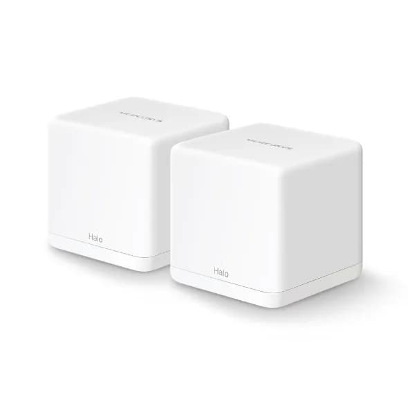 Mercusys Halo H30G -mesh WiFi -järjestelmä, Wi-Fi 5, AC1300, Dual-band, 2 kpl, valkoinen
