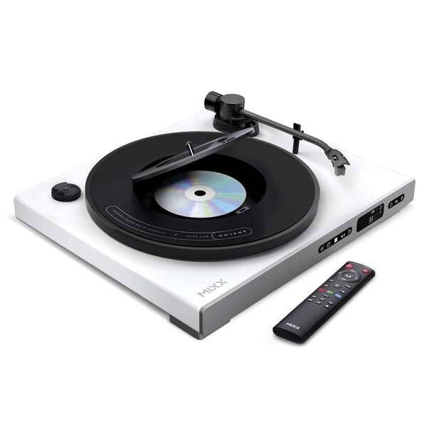 MIXX Vinyyli ja CD Soitin Analog Plus 2-in-1 Valkoinen – MIXX