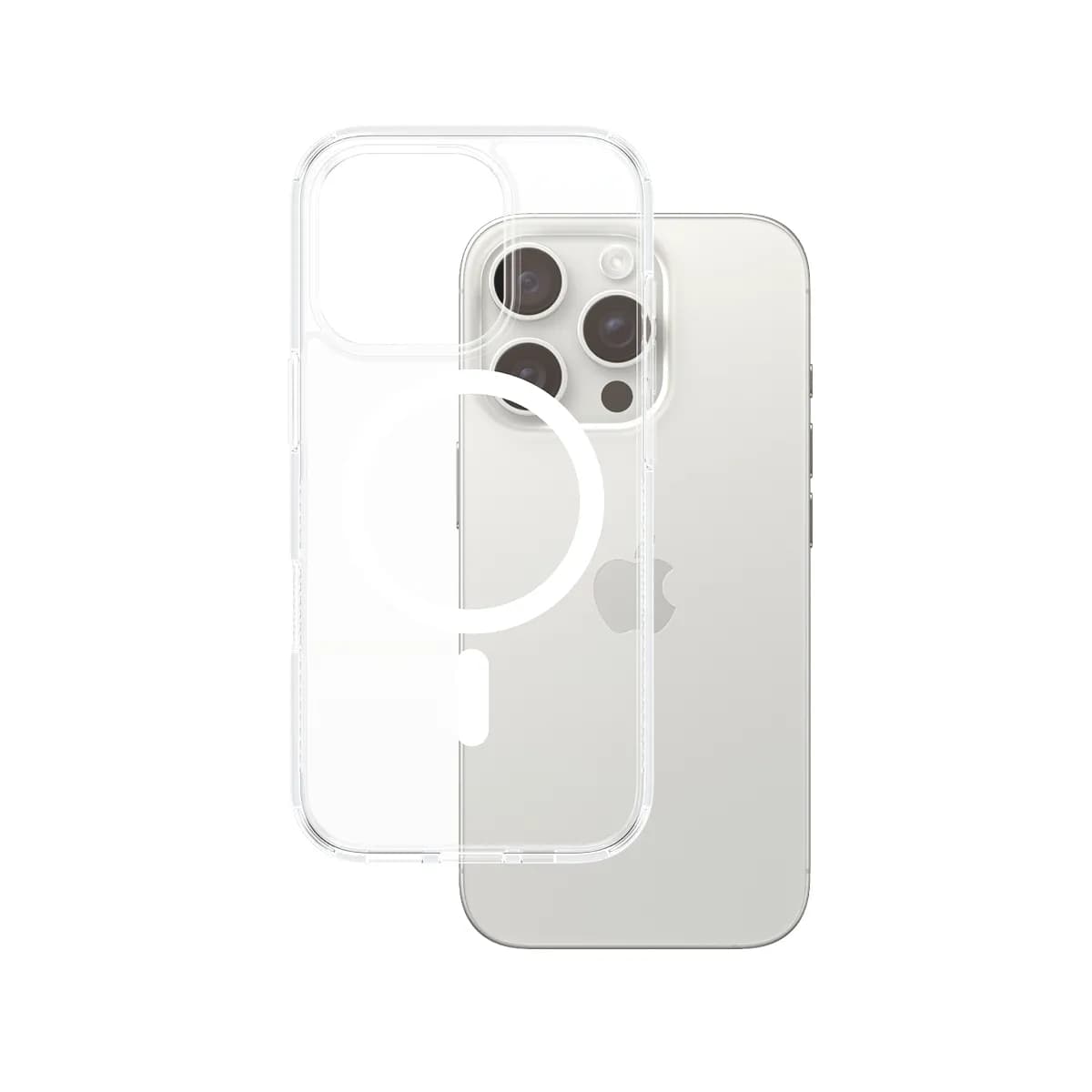 PanzerGlass iPhone 16 Pro HardCase MagSafe -suojakuori, Valkoinen – Panzerglass