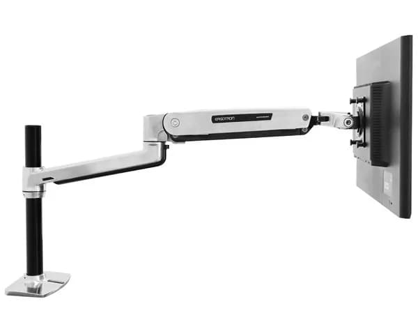 ERGOTRON LX Sit Stand Desk Mount LCD Arm Polished bis 42inch VESA 75x75 100x100 200x200mm max.11,3kg. increase to 51cm – Ergotron