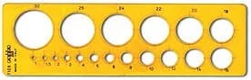 Template circles 1-30 MM – ARDA