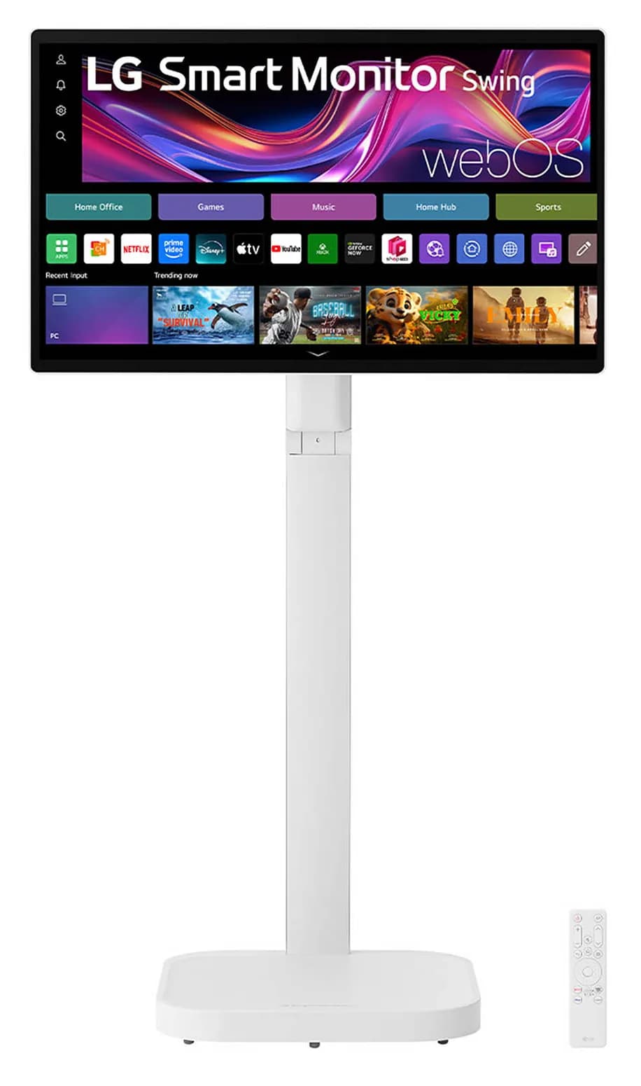 LG 32U889SA-W 31.5" 4K Ultra HD, IPS -älykosketusnäyttö, Swing Stand – LG