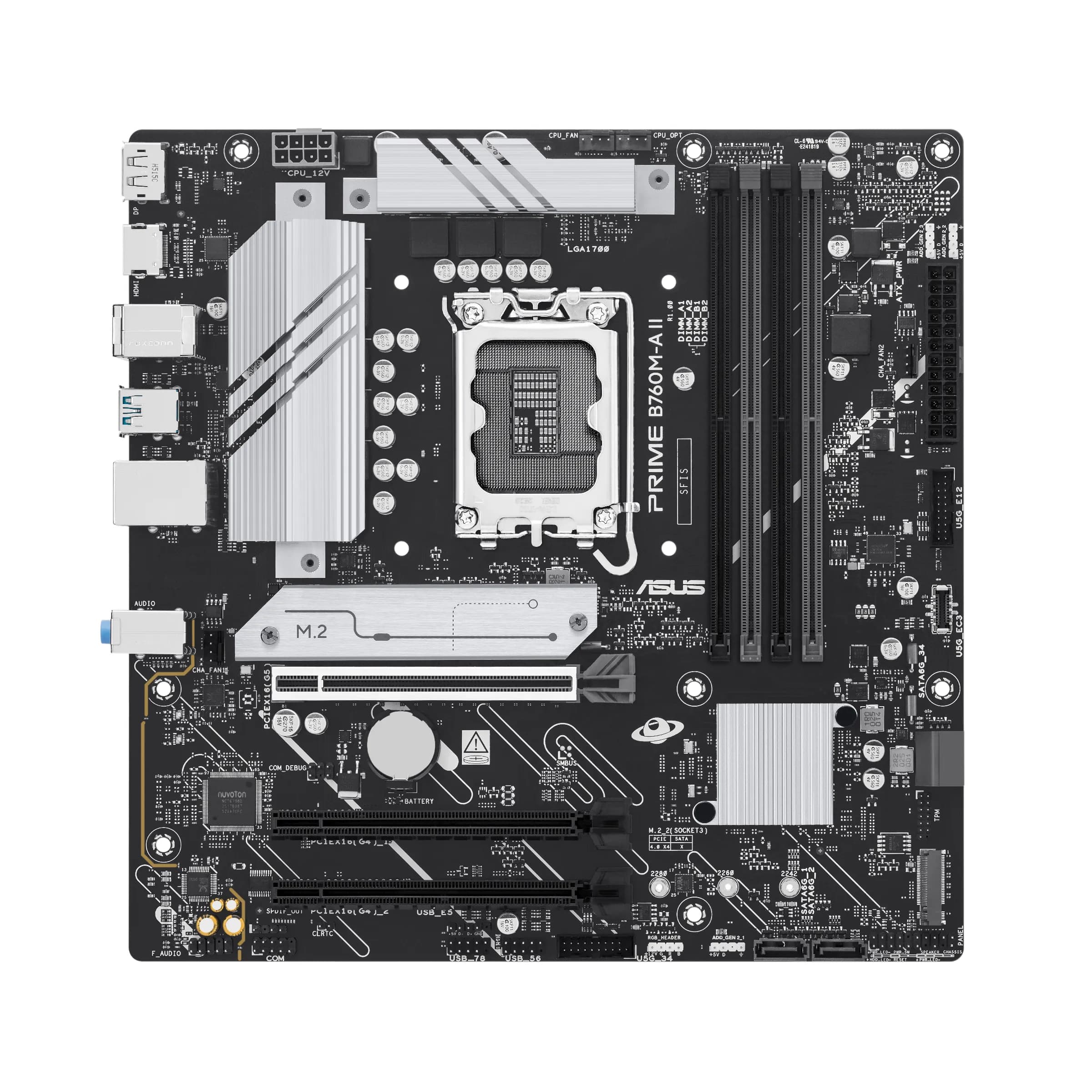 ASUS PRIME B760M-A II-CSM DDR5 LGA1700 mATX -emolevy – ASUS