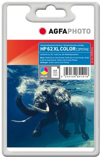 AgfaPhoto APHP62CXL XL -mustekasetti, 11.5 ml, väri – AgfaPhoto