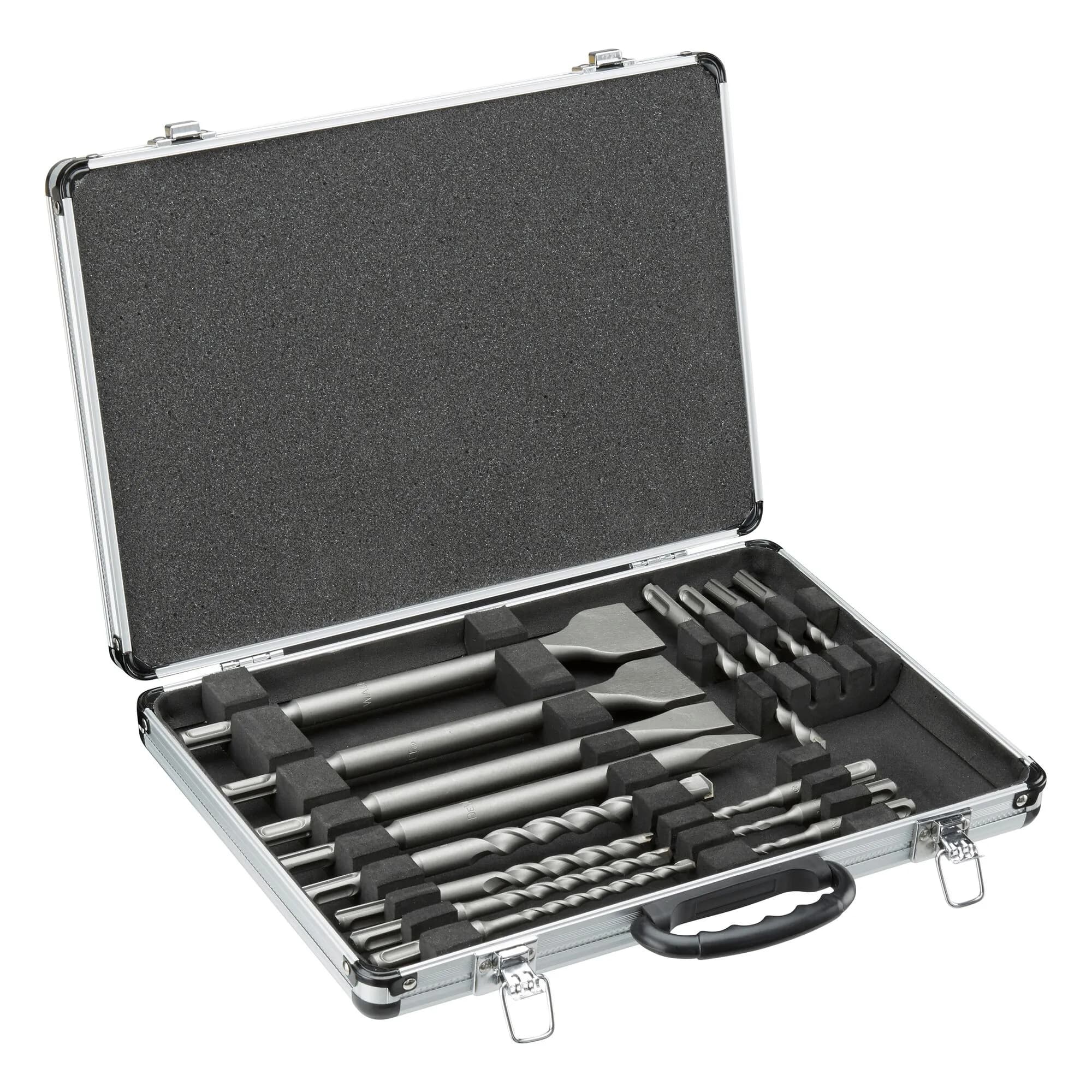 DeWALT DT9679-QZ - sds plus 15 piece drill and chisel set in alu case – DeWalt