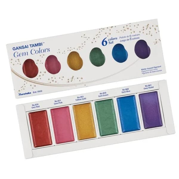 GANSAI TAMBI GEM COLORS 6 colors set – ZIG