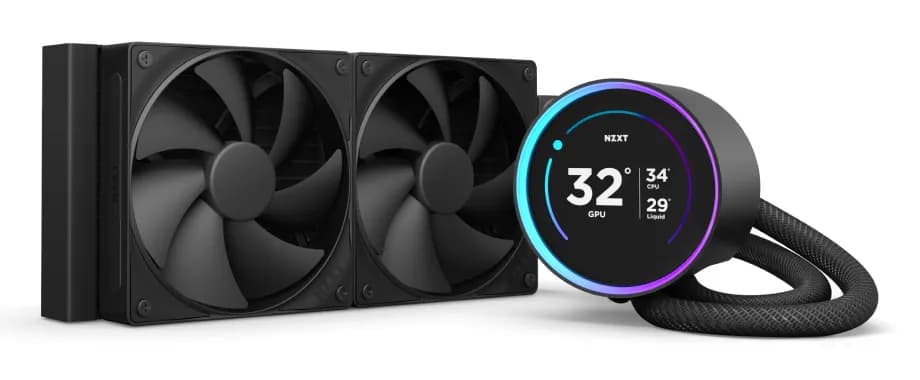 NZXT Kraken Elite V2 240mm RGB -nestejäähdytin, musta