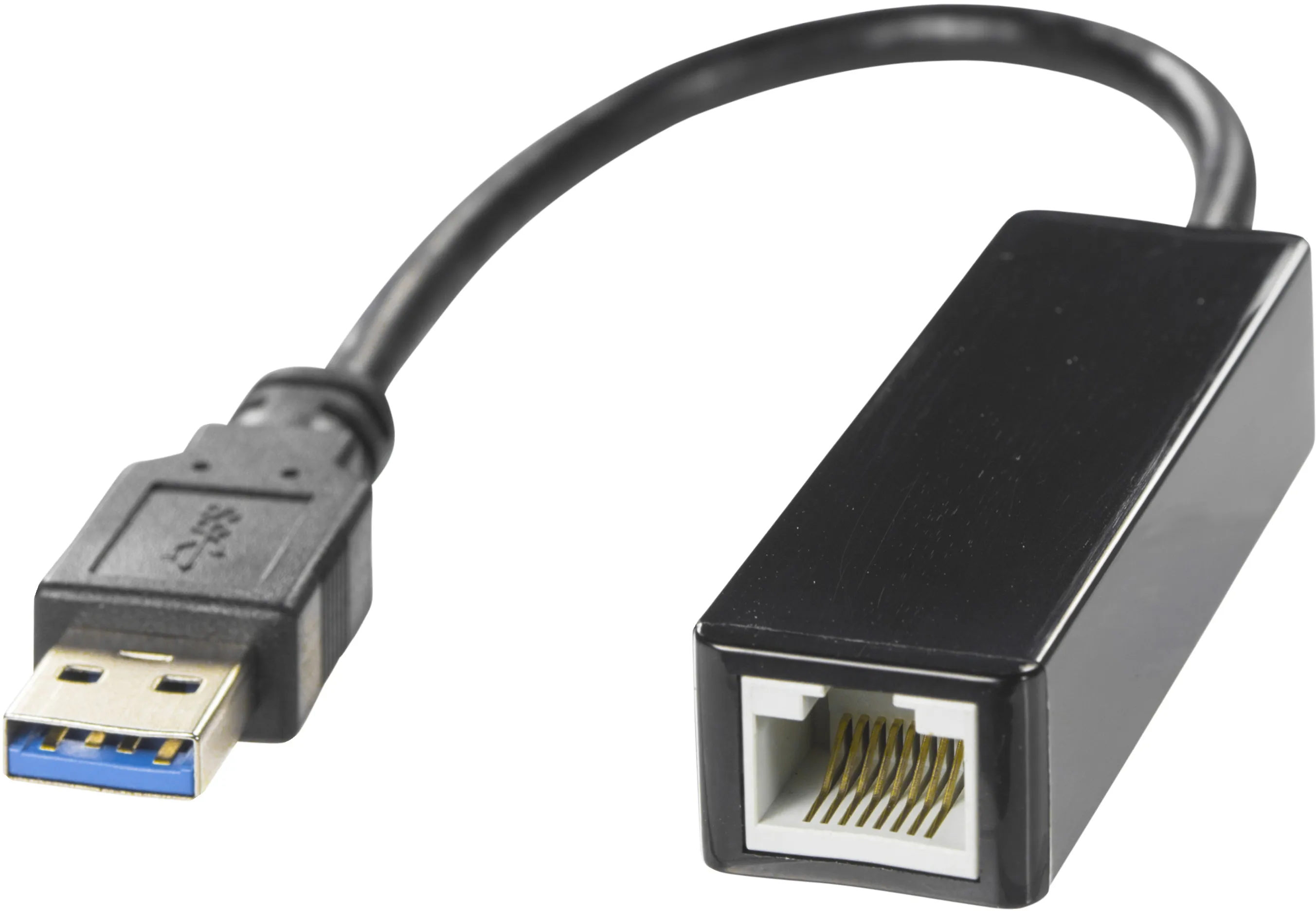 DELTACO USB 3.0 verkkosovitin, gigabit, 1xRJ45, musta – Deltaco
