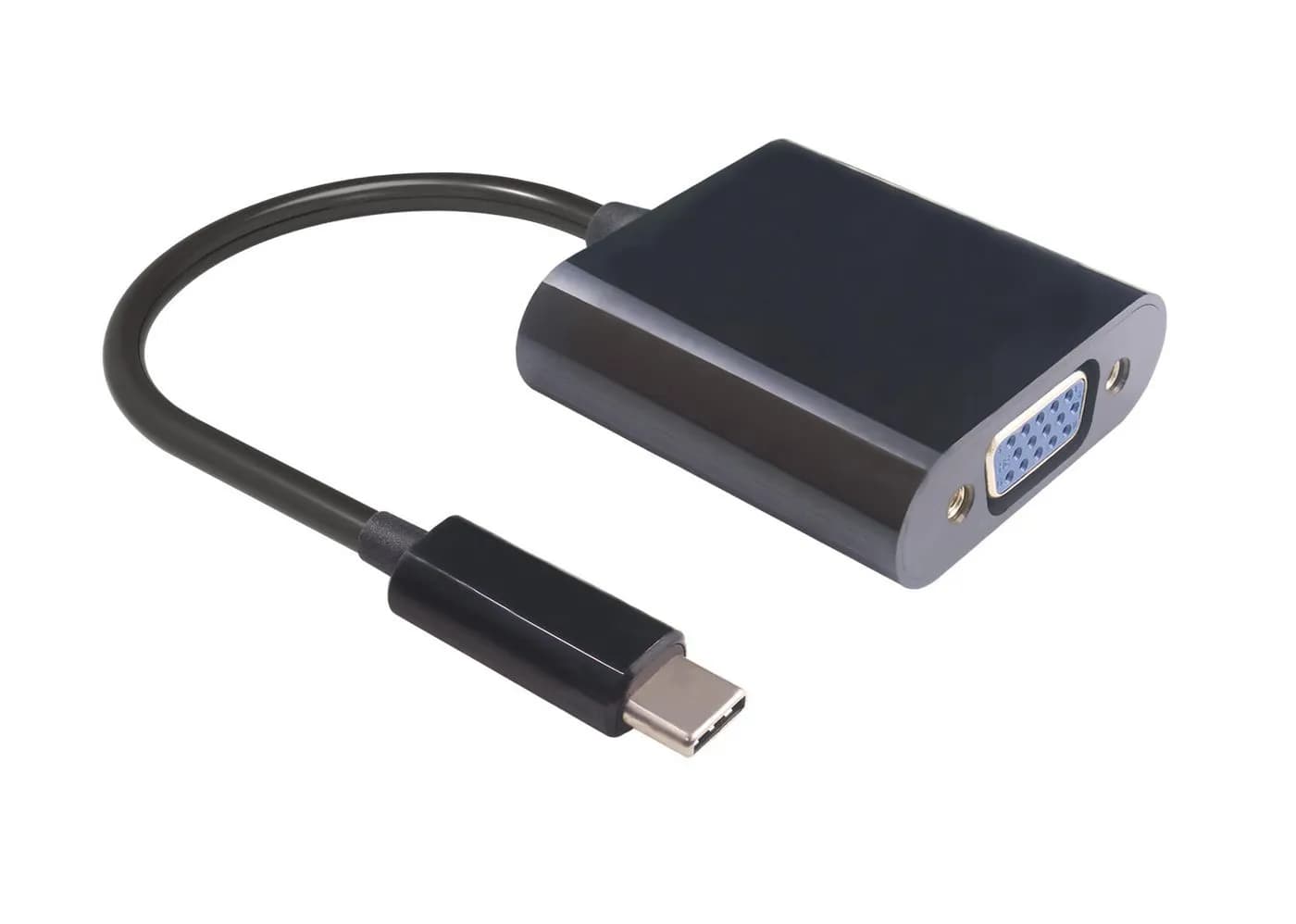 MicroConnect Adapter USB3.1 C - VGA M-F -adapteri, 0.2m, Musta – Microconnect