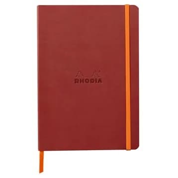 Rhodiarama soft A5 nacarat dot ivory – RHODIA