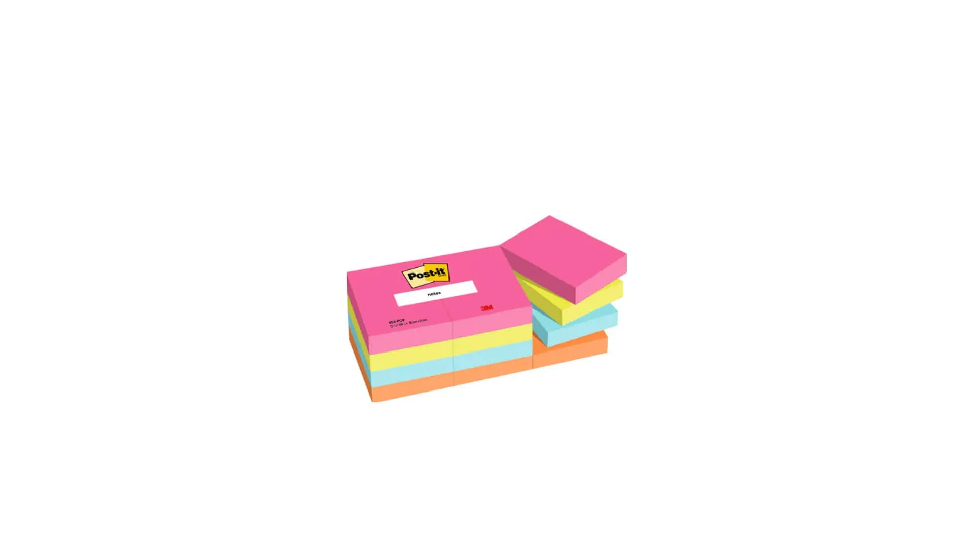 Post-it Poptimistic Cabin Pack 38x51 100sh (12) – 3M