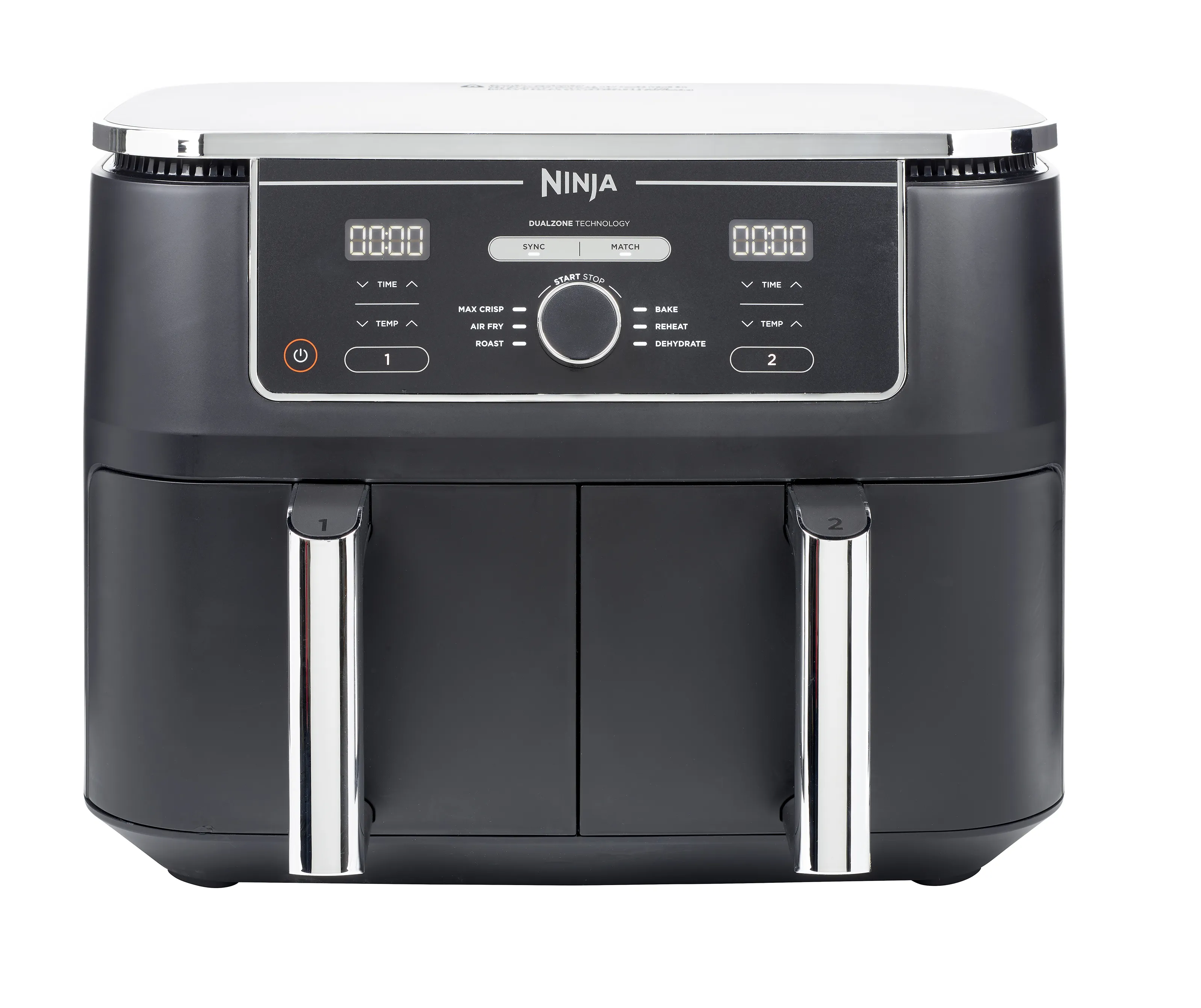 Ninja Foodi MAX Dual Zone AF400EU, 9,5 l, 2 kg, 2470 W, airfryer, musta – NINJA