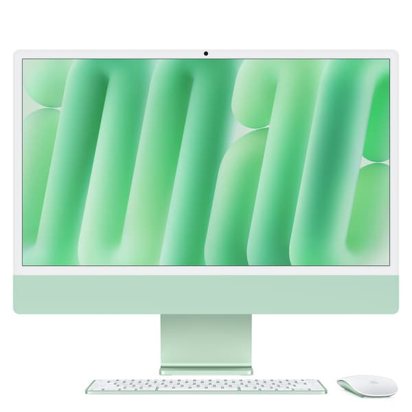 Apple iMac 24" (M4 10C / 10C), 24 Gt, 512 Gt, MacOS - All-in-one, Vihreä – Apple