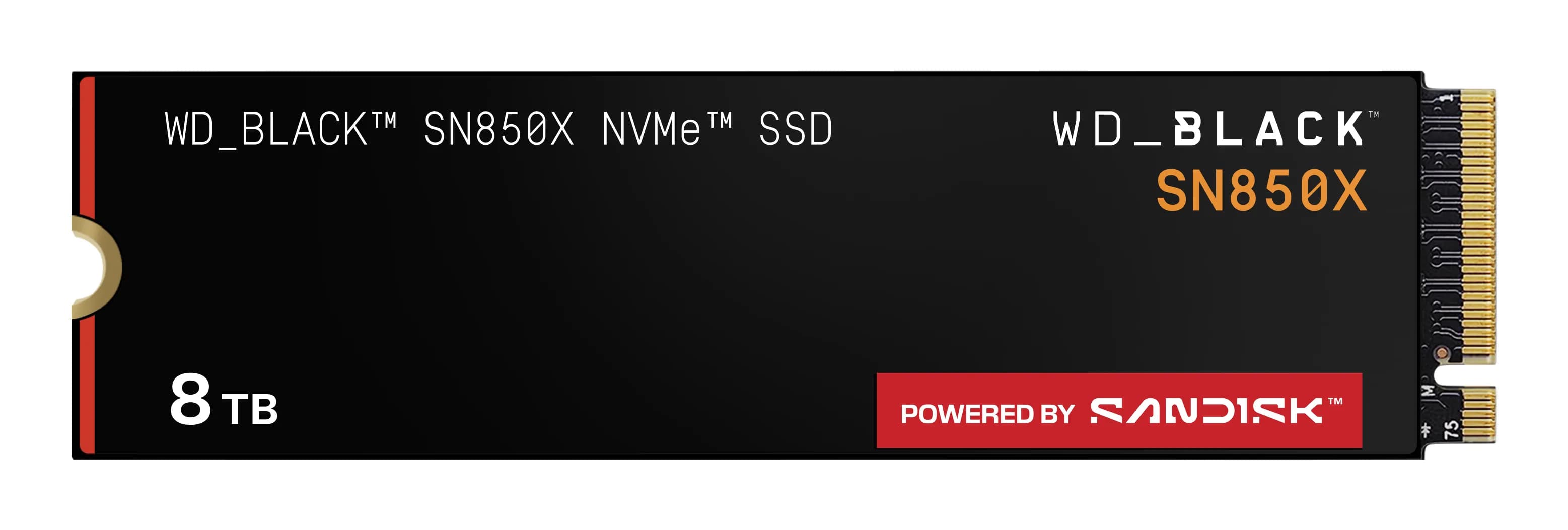 WD_BLACK SN850X 8 Tt M.2 PCIe 4.0 NVMe -SSD-levy – WESTERN DIGITAL