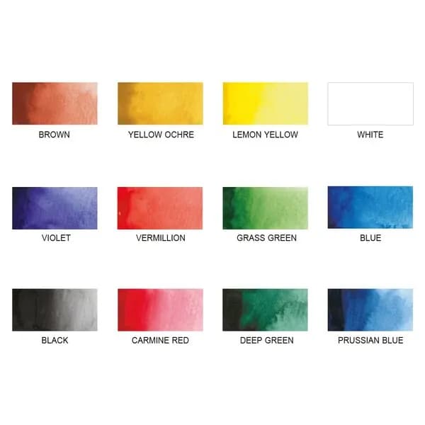 Zig Watercolor system 12 color – ZIG