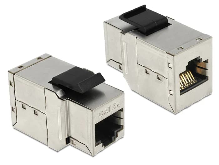 Delock Keystone Module RJ45 jack > RJ45 jack Cat.6A – De-Lock