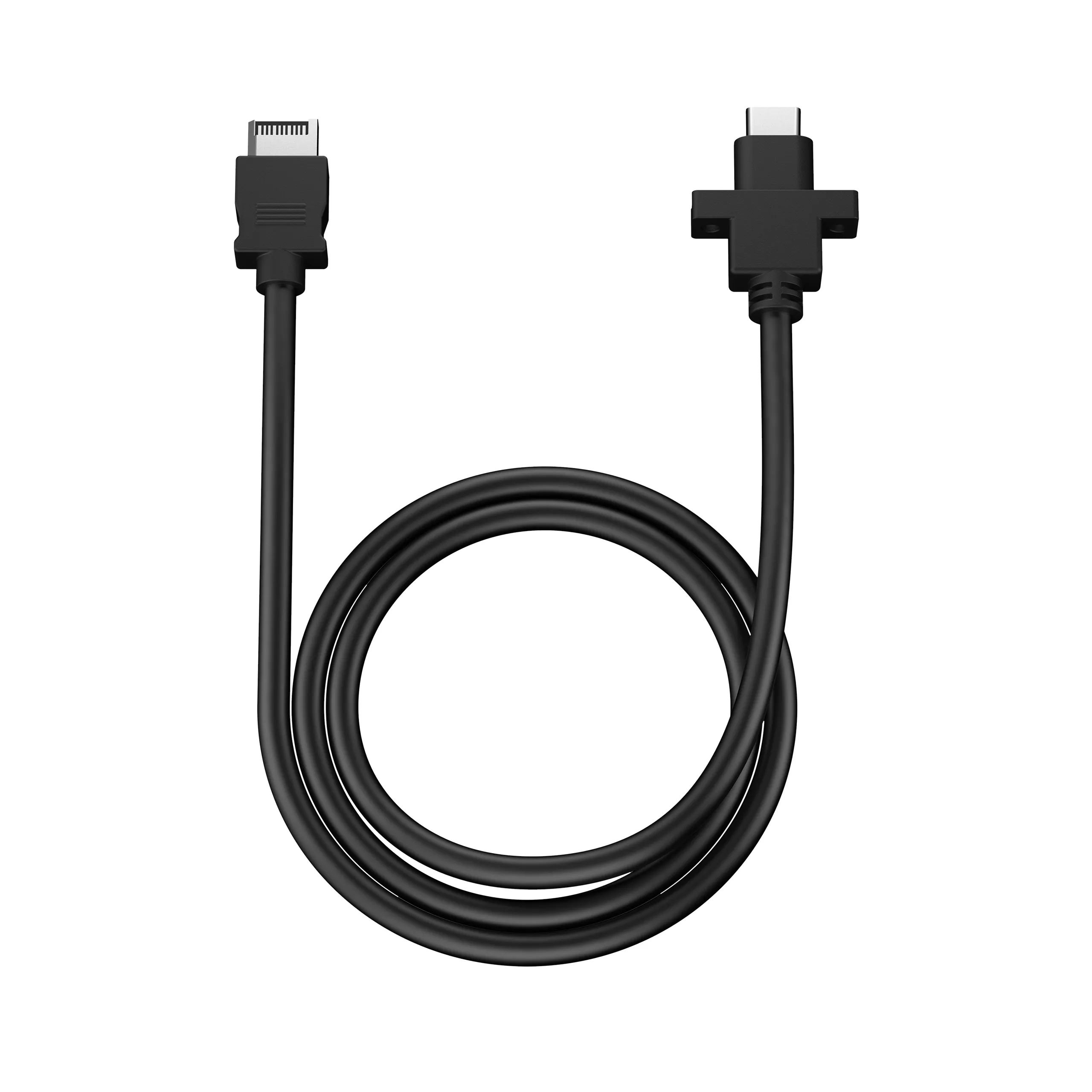 Fractal Design FD-A-USBC-001 Model D USB-C – sisäinen USB-C -liitäntä -kaapeli, 0,67 m, musta