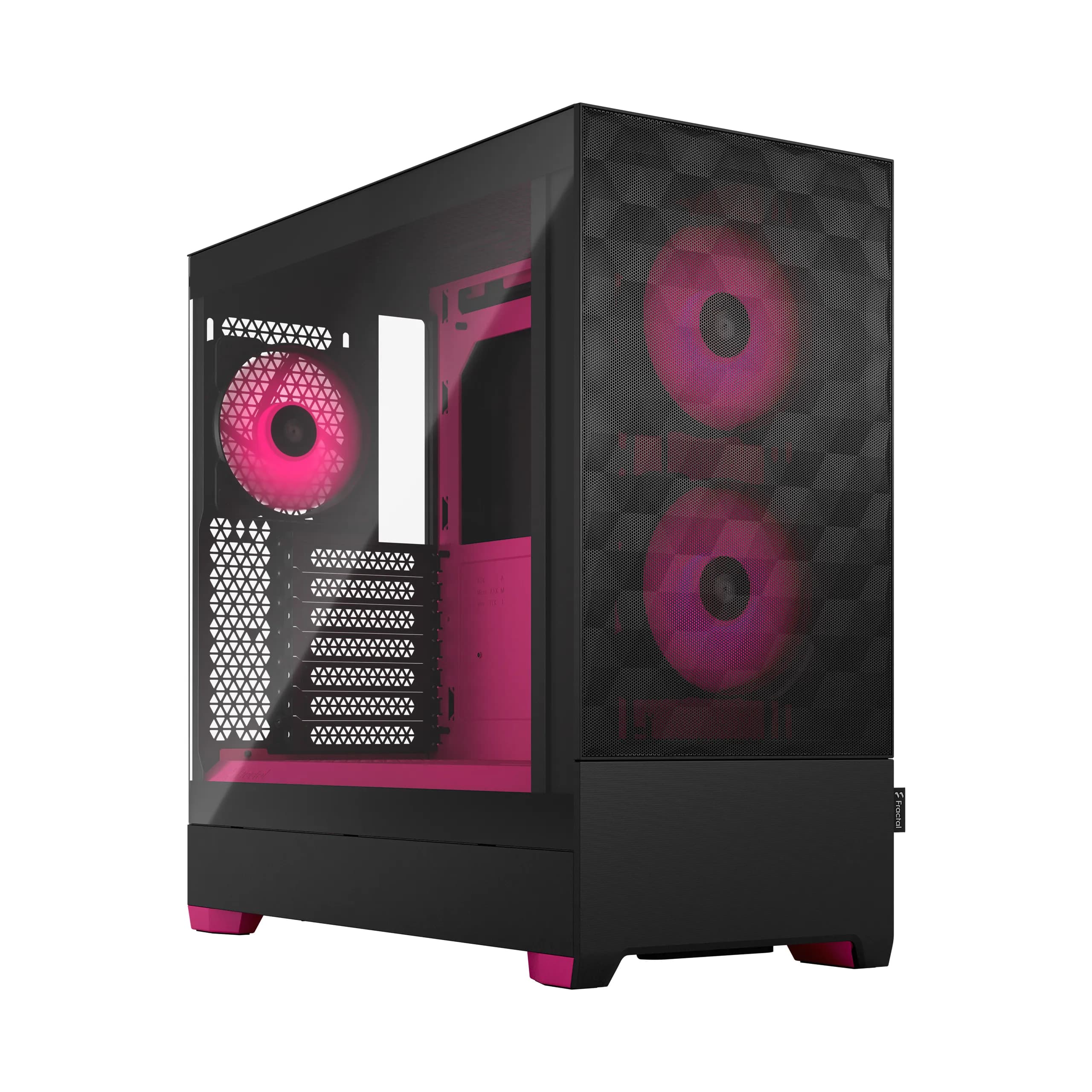 Fractal Design Pop Air RGB -miditornikotelo RGB-valaistuksella ja ikkunalla, magenta – Fractal Design