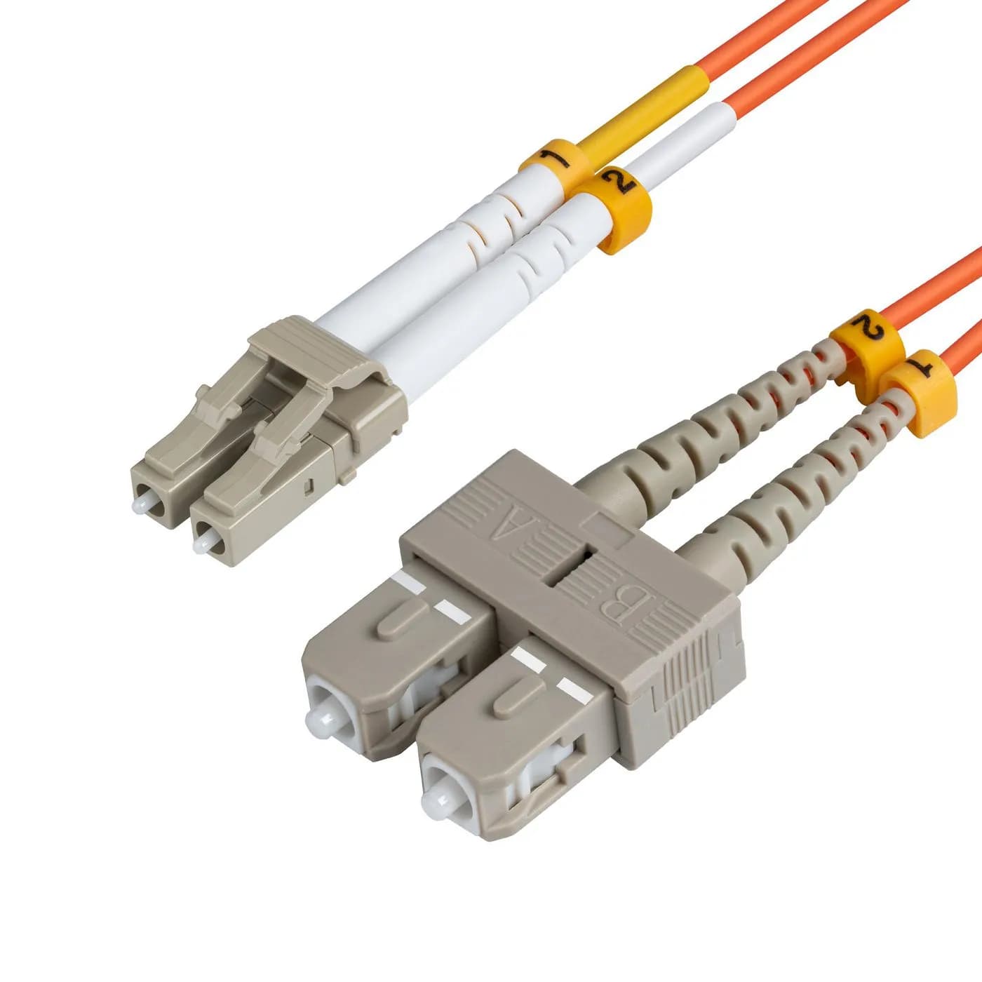 MicroConnect OM1 LC-SC 3m -valokuitukaapeli, oranssi – Microconnect