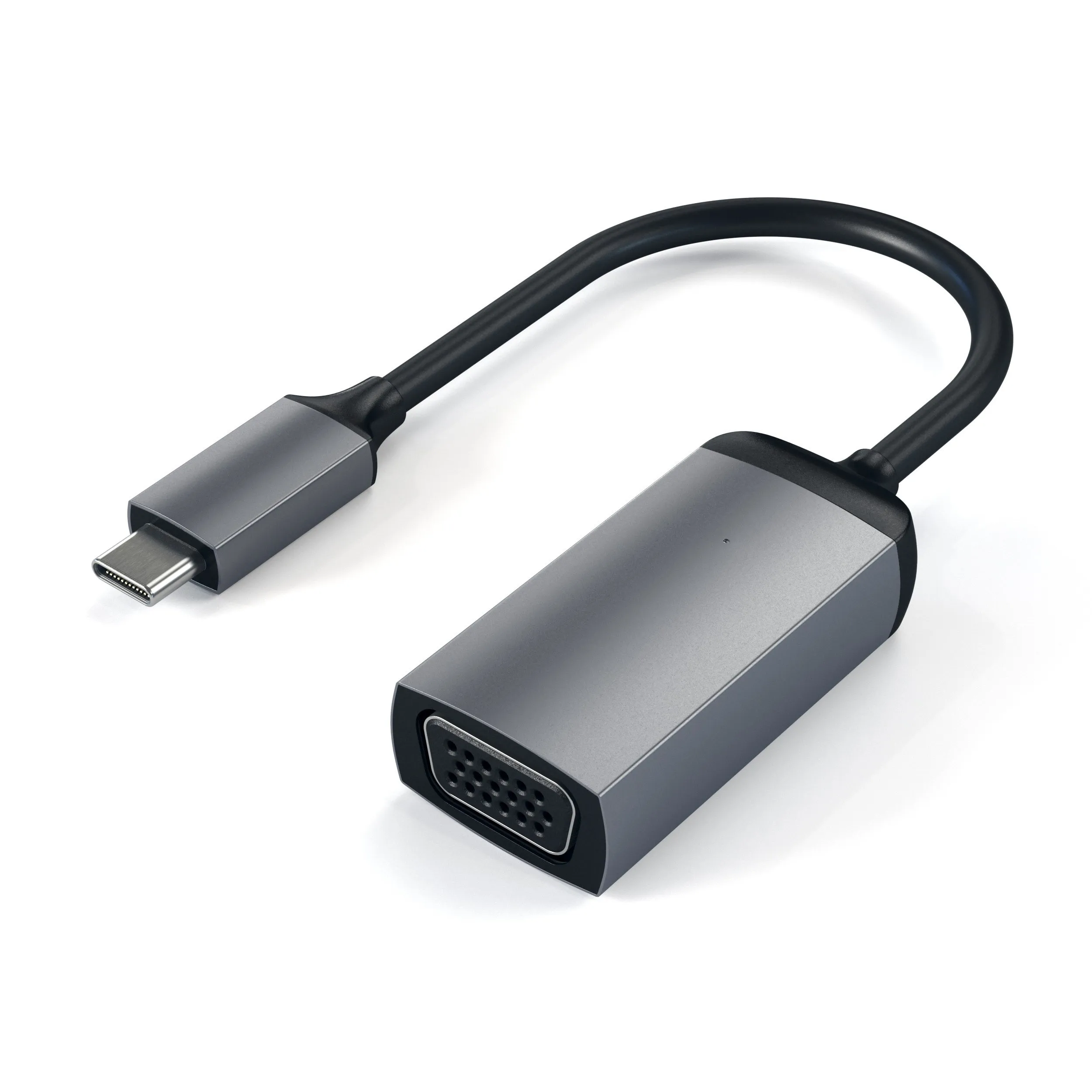 Satechi USB-C – VGA -adapteri, Harmaa