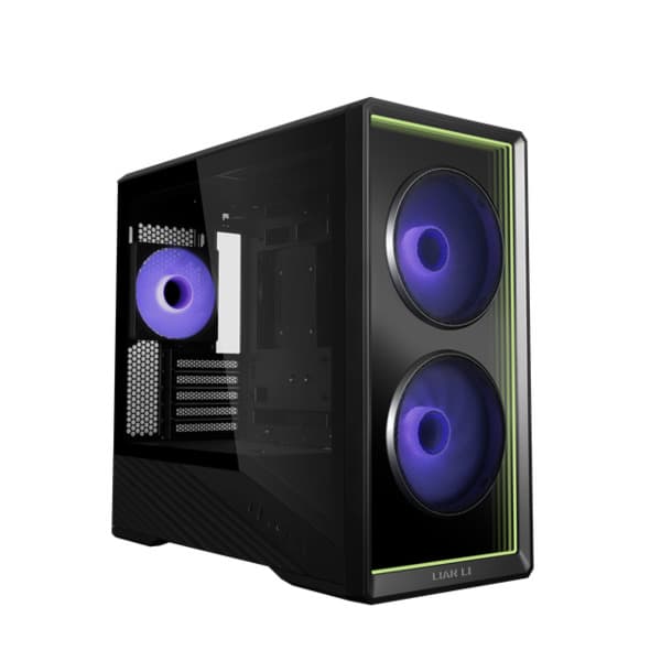 Lian Li Vector V150INFX -micro-ATX-kotelo ikkunalla ja RGB-valaistuksella, musta – Lian-Li