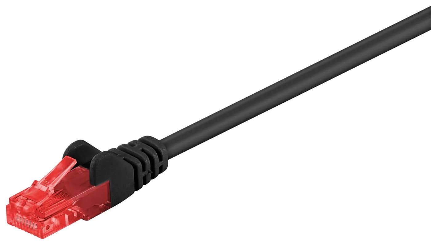 MicroConnect Cat6 UTP RJ45 2m -verkkokaapeli, musta – Microconnect