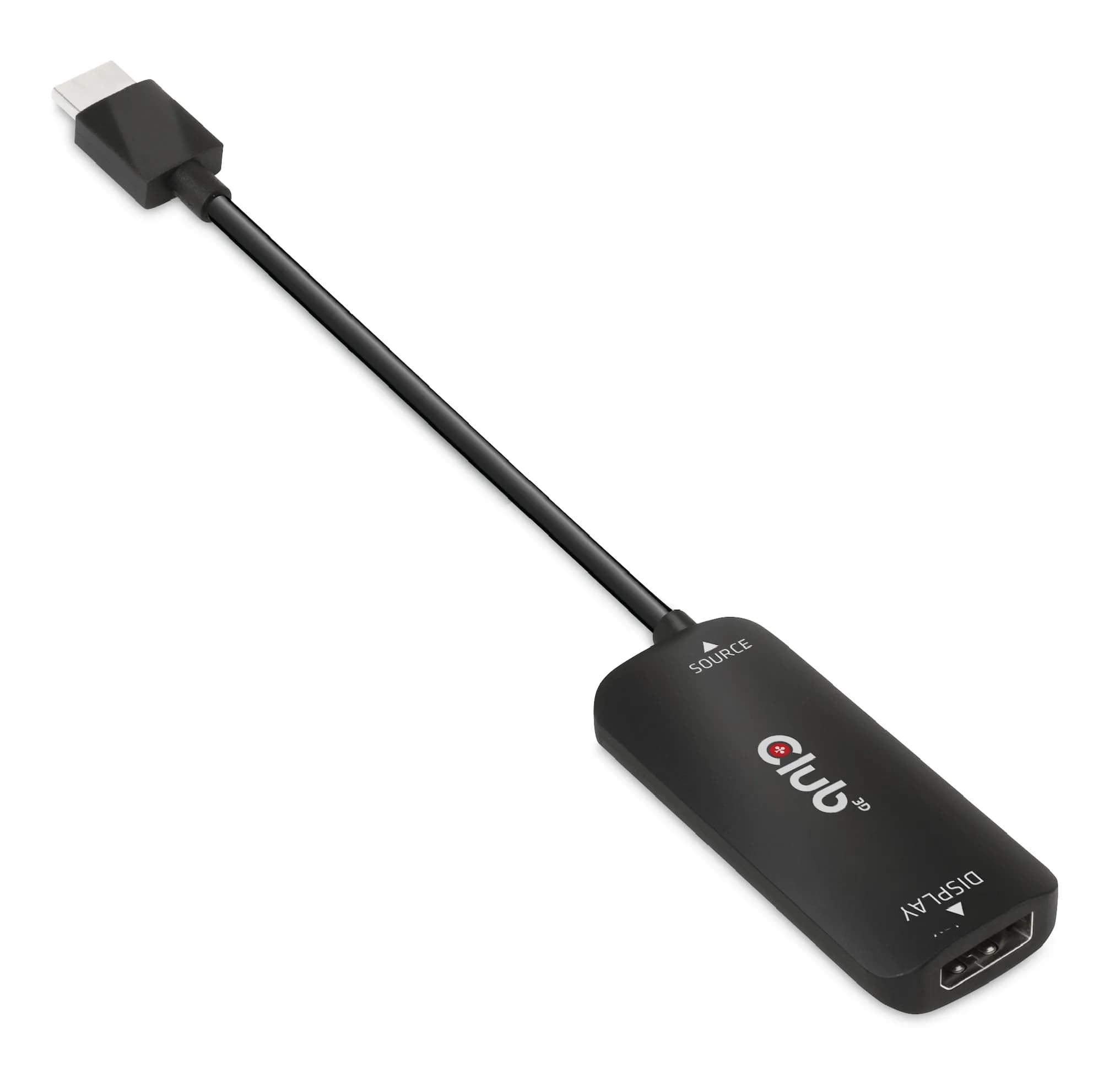 CLUB 3D HDMI – DisplayPort Aktiivinen ääni/video-adapterikaapeli, jossa 8K, 1 m, musta