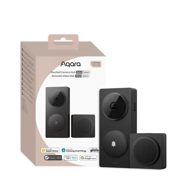 Aqara Doorbell Camera Hub G410 Select -älykäs video-ovikello, Musta – Aqara