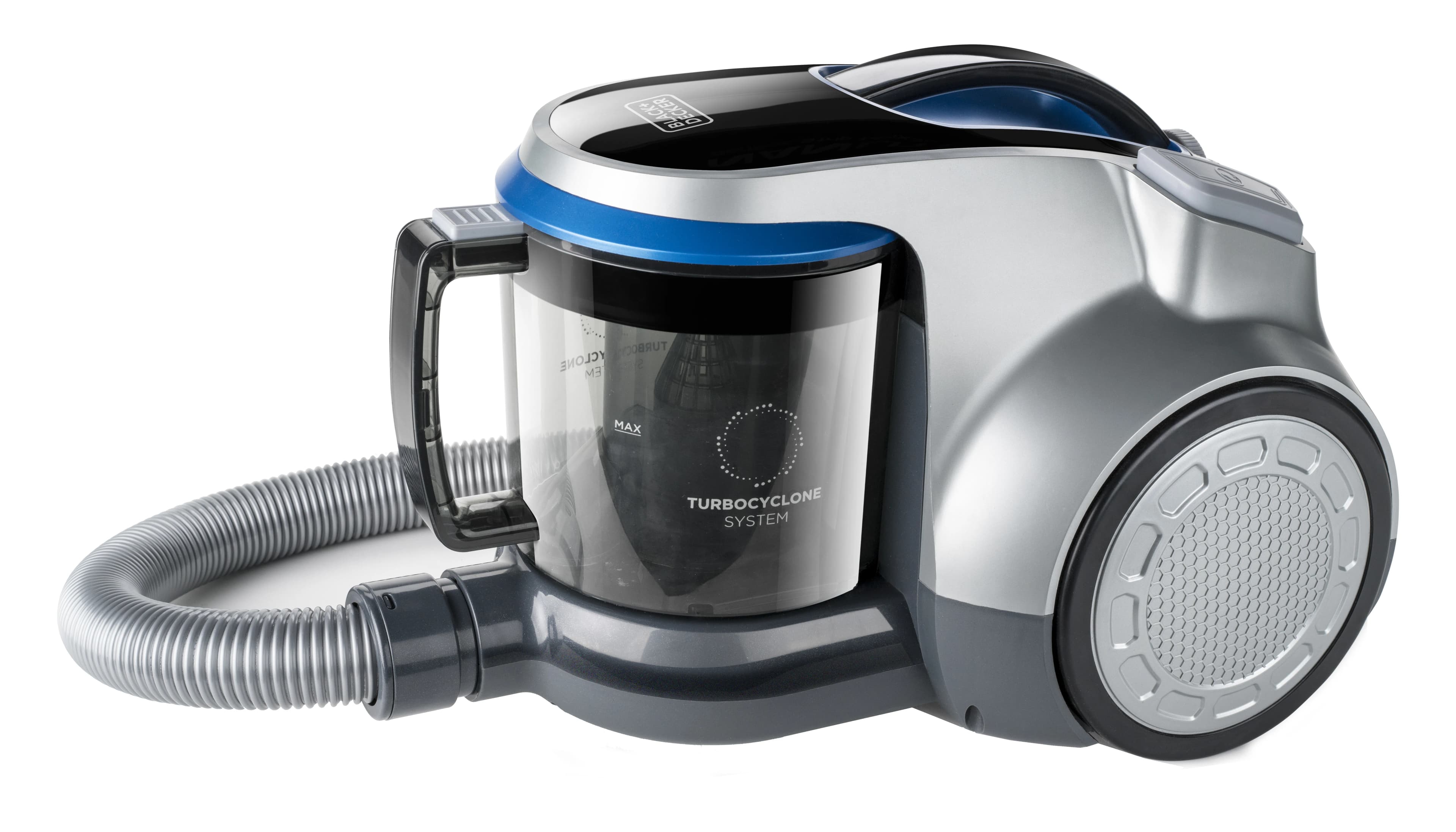 BLACK+DECKER ES9480000B 2 L 700 W pussiton -pölynimuri, musta, harmaa, turkoosi – BLACKANDDECKER