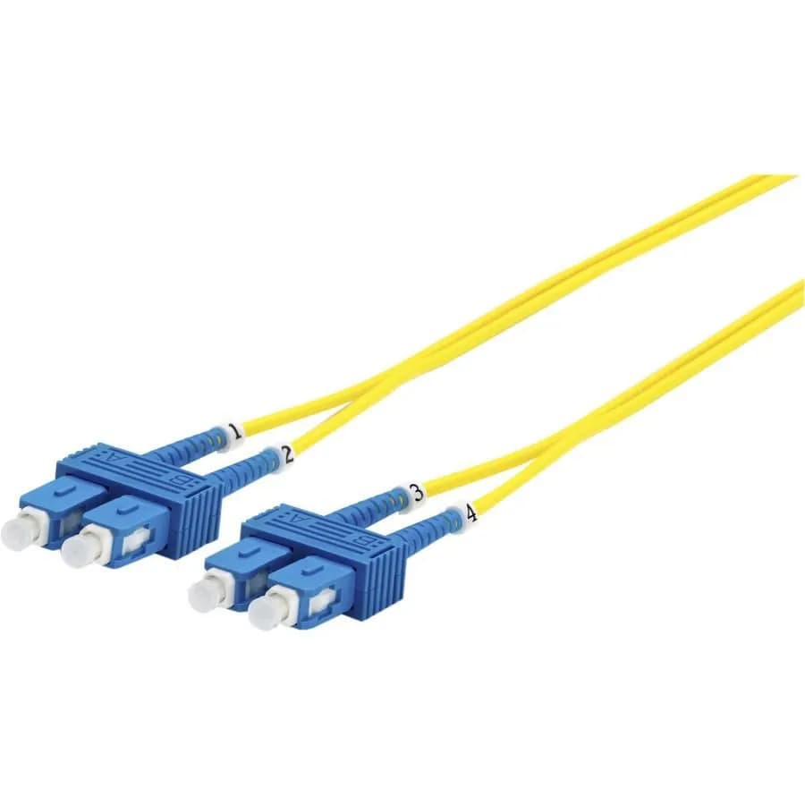 MicroConnect OS2 LSZH SC/UPC-SC/UPC 2m -valokuitukaapeli, keltainen