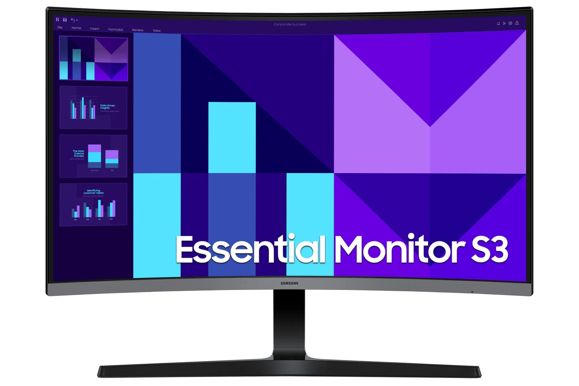 Samsung S27D390GAU 27" Full HD, VA -kaareva näyttö – Samsung