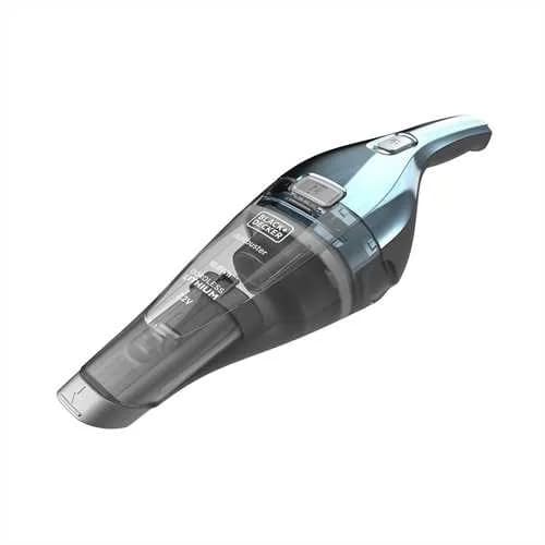 Black+Decker NVC220WBC -käsikäyttöinen imuri 0.385 L 14.4 W 2 Ah, sininen, kromi
