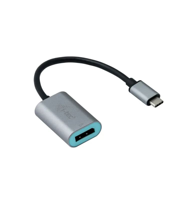 I-Tec  USB-C – Display Port -adapteri, Harmaa, Turkoosi