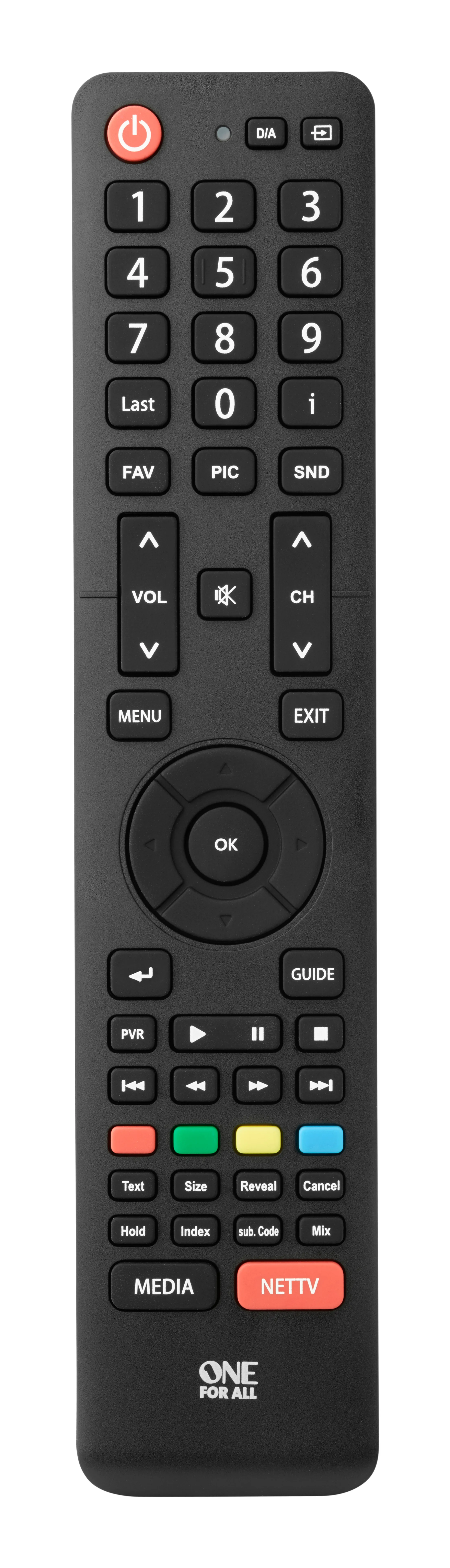 URC 1916 Remote control replacement Hisense – ONE FOR ALL