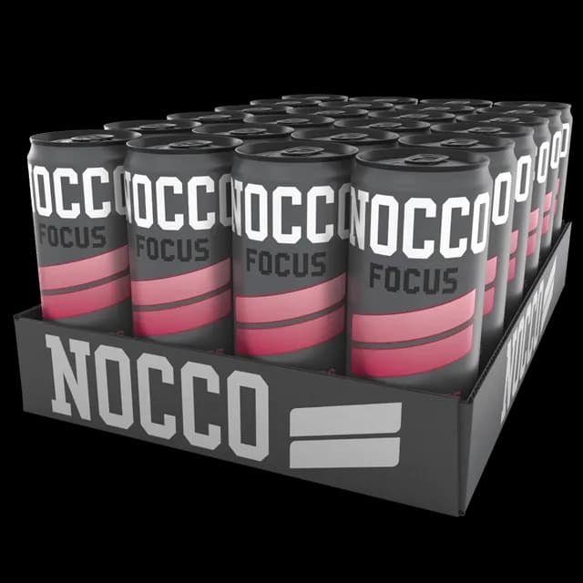 Nocco FOCUS The Berries -energiajuoma 330ml 24-pack