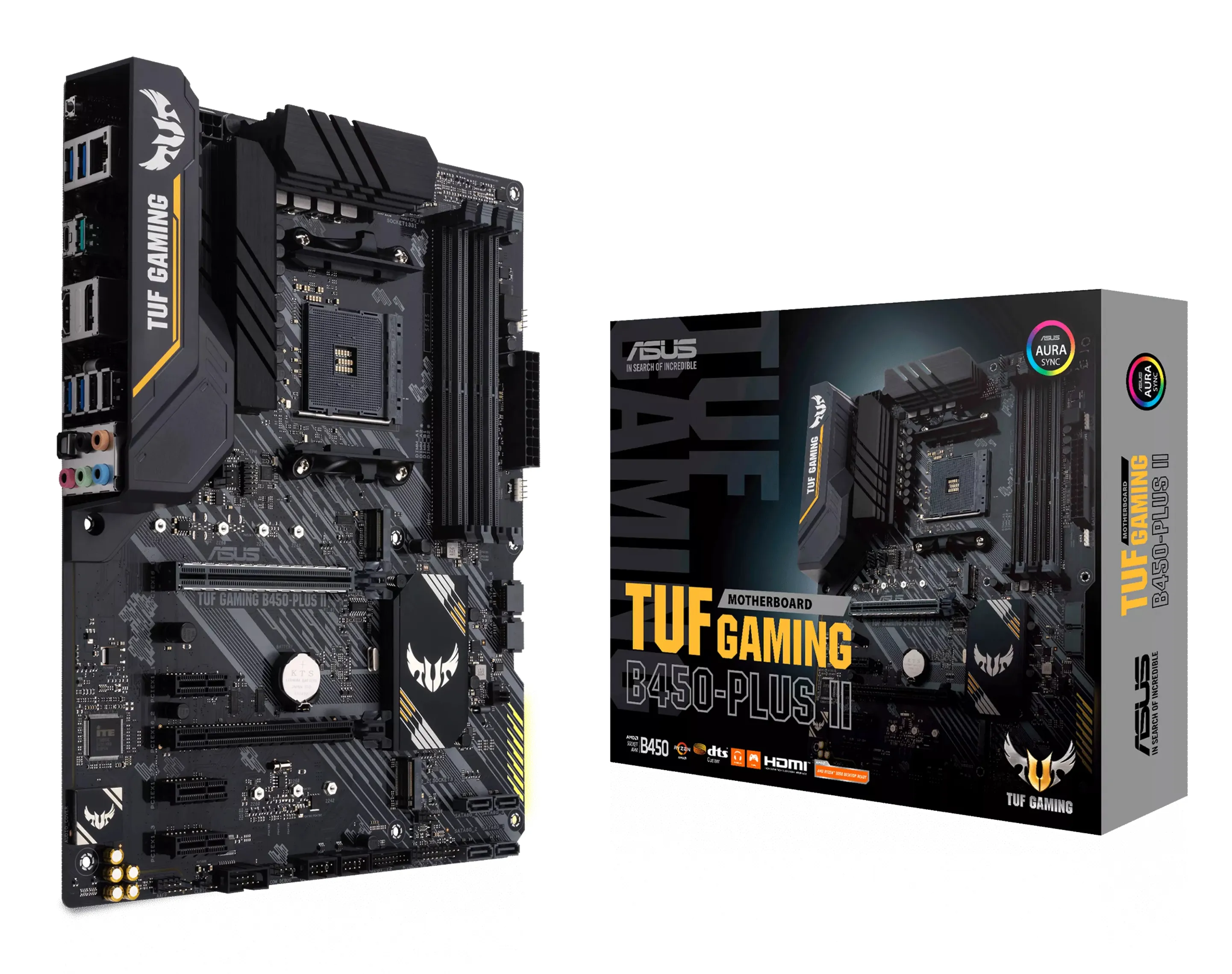 Asus TUF Gaming B450-PLUS II AM4 ATX -emolevy