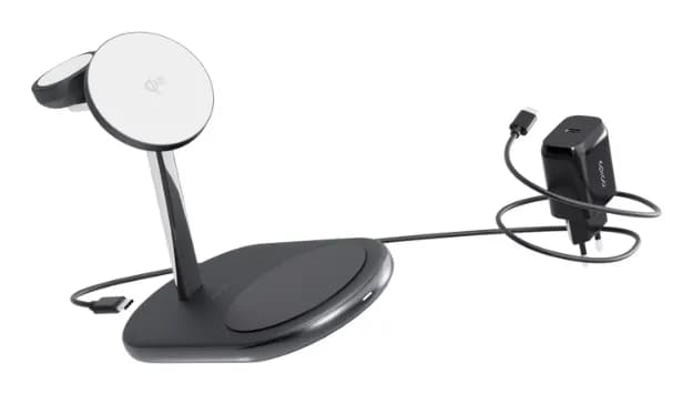 Epico UltraBase EX60 Qi2 3in1 Mag+ Wireless Charging Stand - black – EPICO