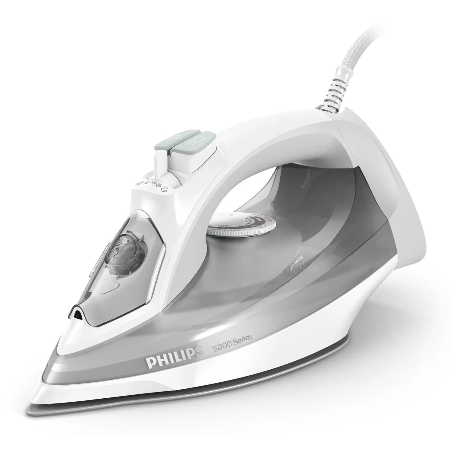 Philips DST5010/10 -höyrysilitysrauta, 2400 W, 0,32 l, harmaa/valkoinen – Philips