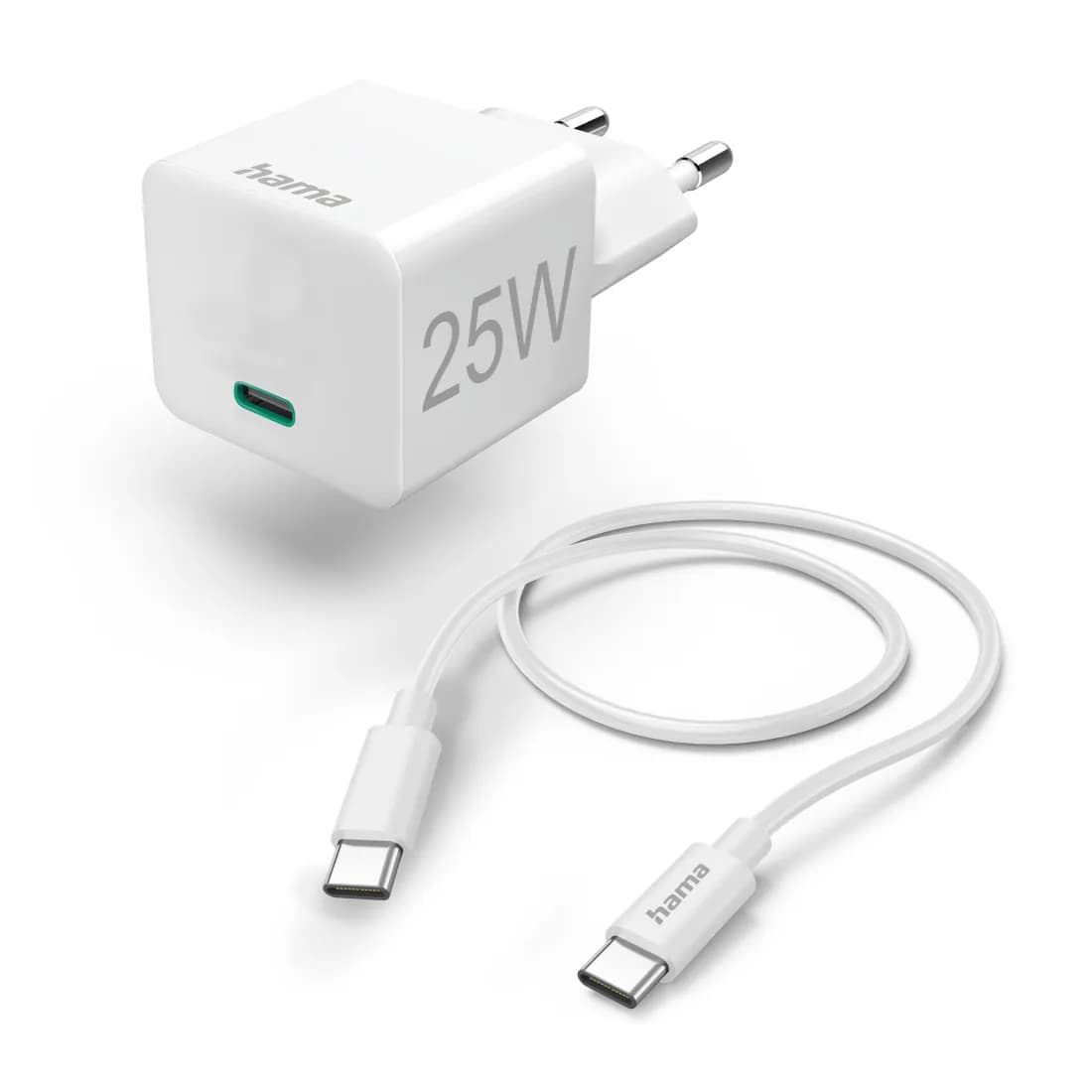 Hama Fast Charger with USB-C Charging Cable