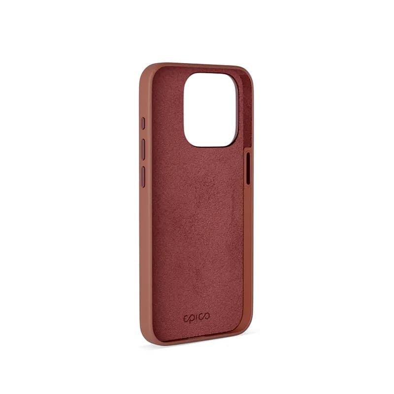 Epico Mag+ Leather Case, iPhone 15 Pro -suojakuori, Ruskea – EPICO