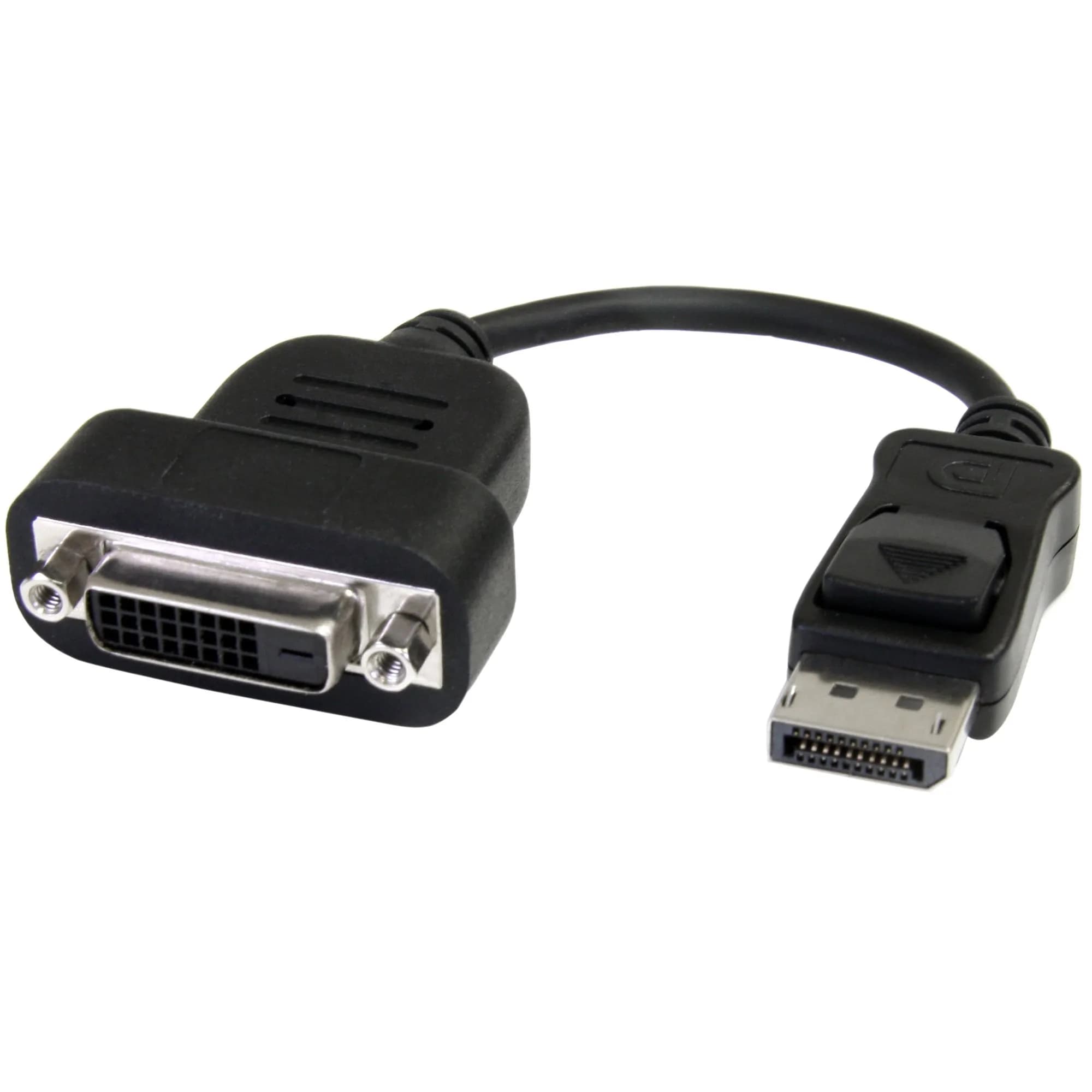 StarTech DisplayPort to DVI-D Adapter Video Converter 1080p -adapteri, MustaTER – Startech