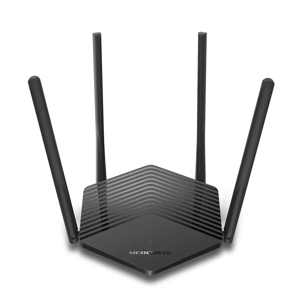 Mercusys MR60X -reititin, Wi-Fi 6, AX1500, Dual-band, musta – Mercusys