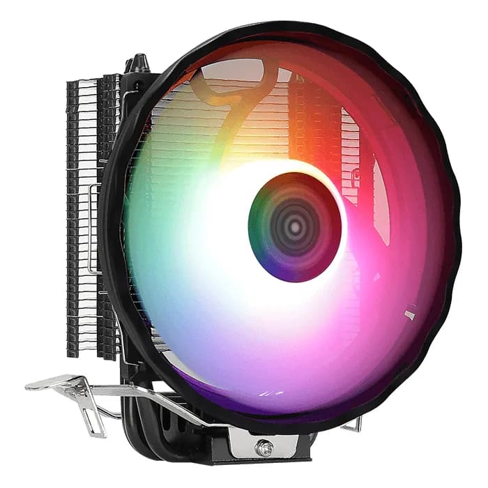 Aerocool PGS Rave 3 FRGB PWM 4P, 120 mm ARGB -prosessorijäähdytin, musta – AEROCOOL