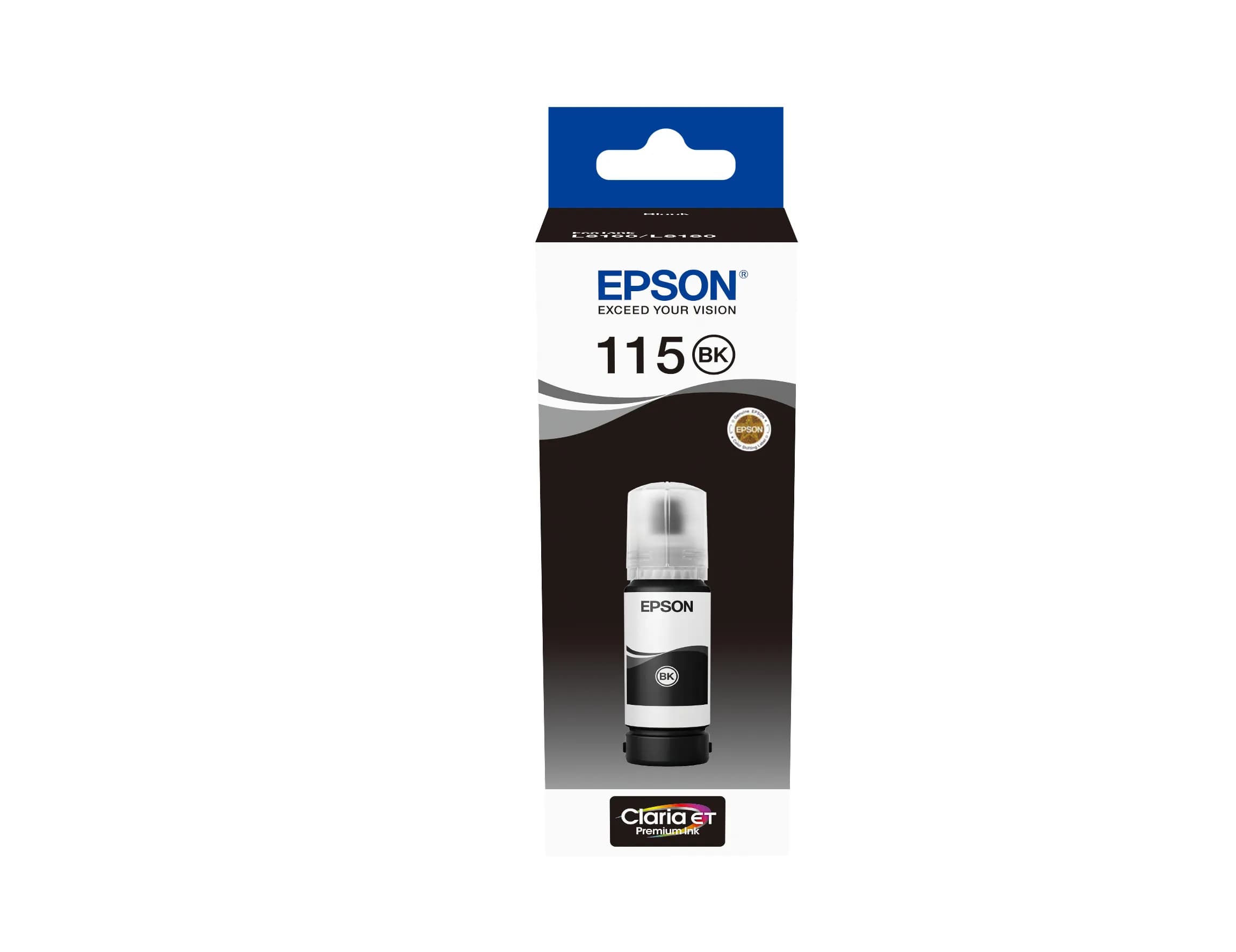 Epson 115 EcoTank -mustepullo, 70 ml, musta
