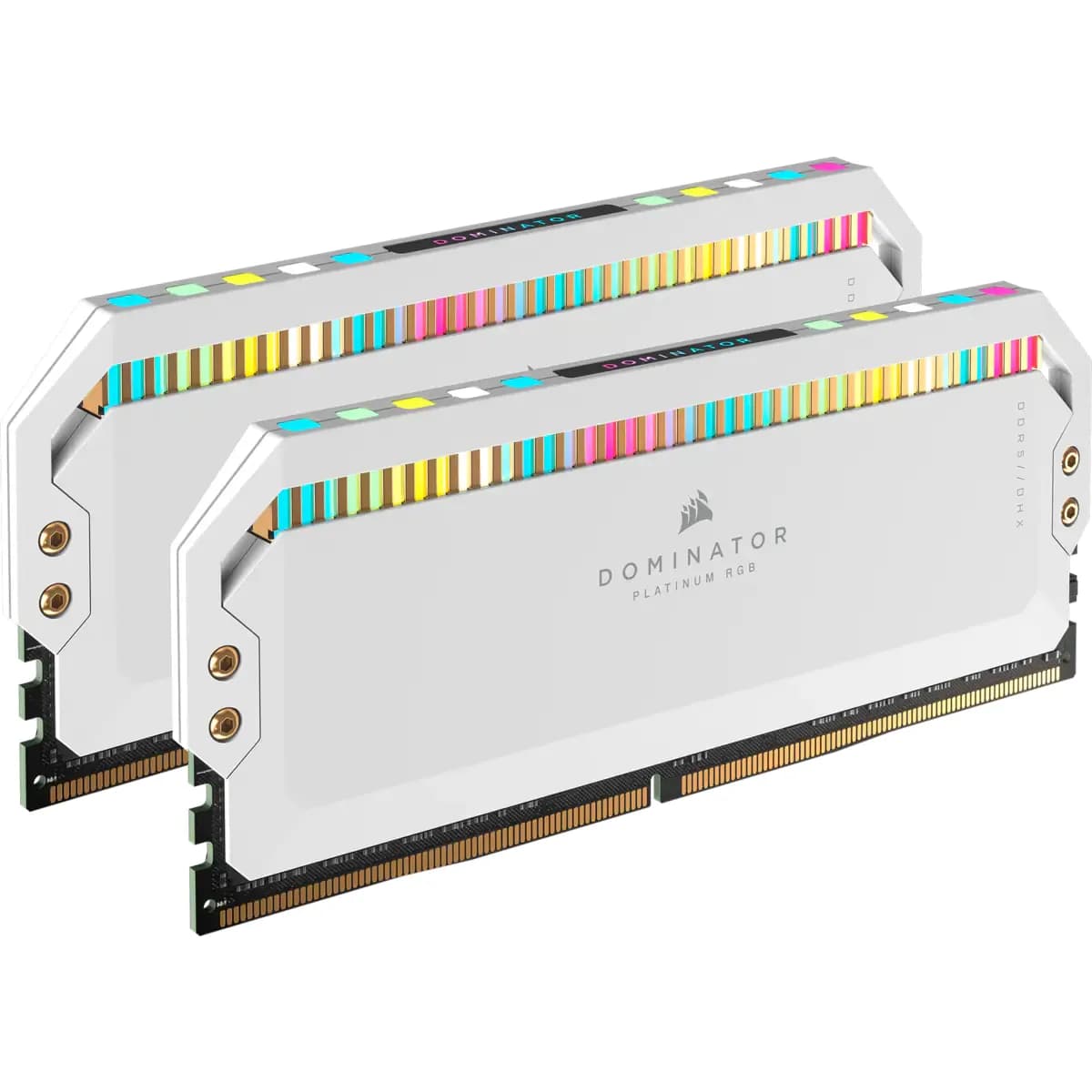 Corsair Dominator Platinum RGB 64 Gt (2 x 32 Gt) DDR5 5600 MHz, CL40 -muisti, valkoinen (XMP) – Corsair